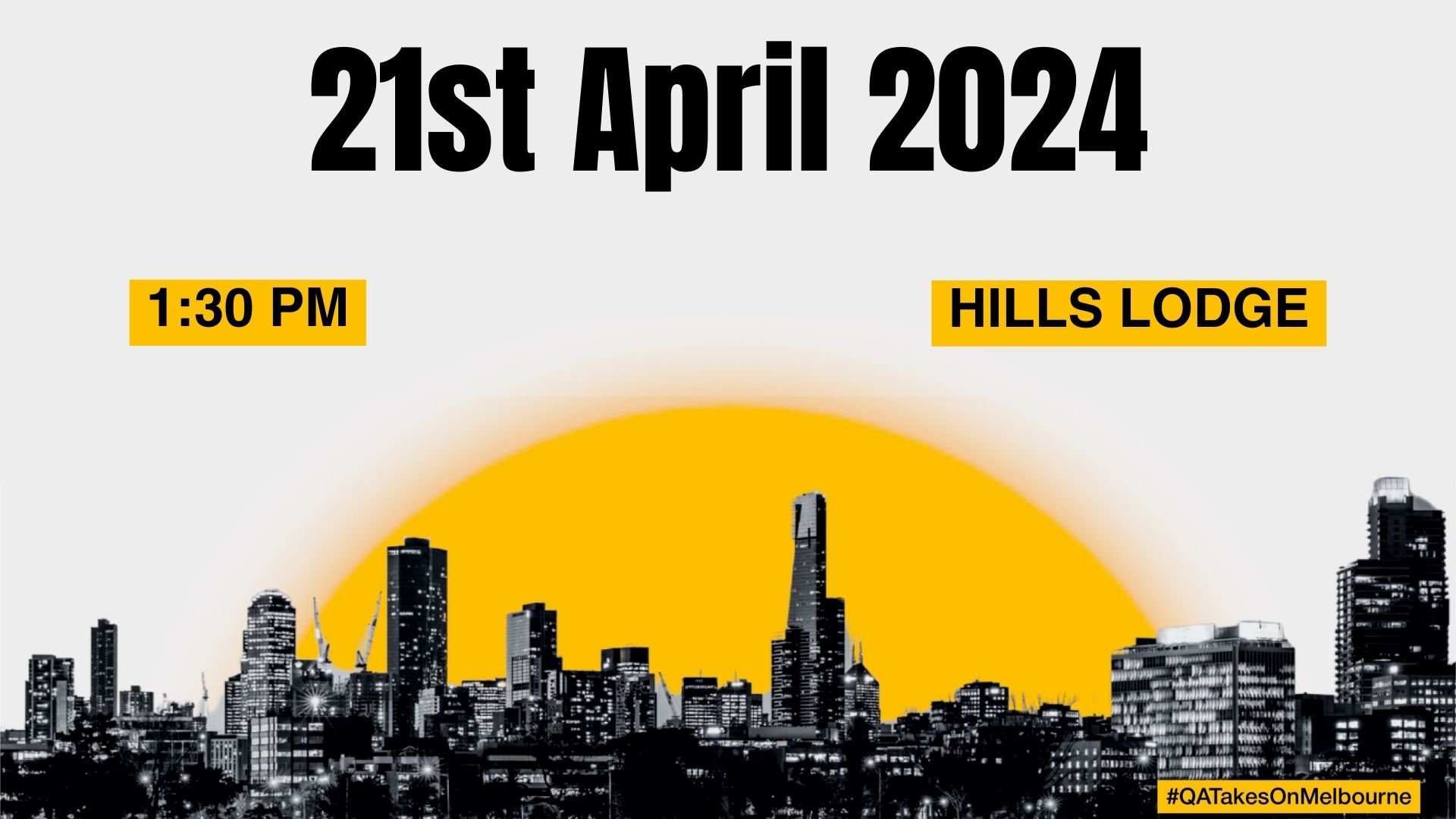 21 April 2024 Melbourne Launch 2.0